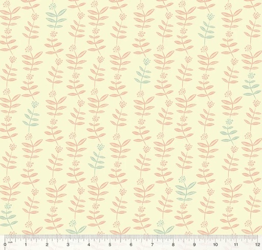[WF-54718-3] Lush Life Flower Chain Ivory from Windham Fabrics