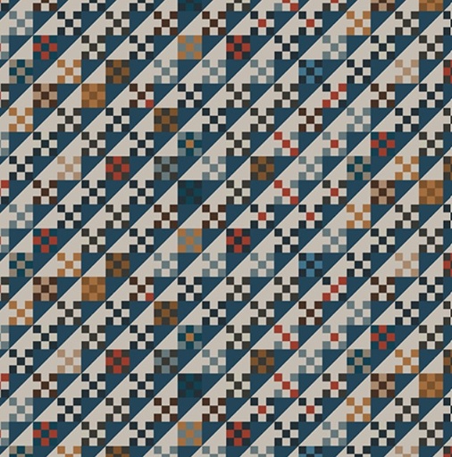 [BEN-17210-50] Blue Mill Silver Mill Blue from Benartex