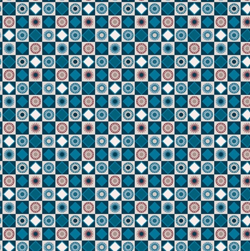 [BEN-17211-50] Blue Mill Dayton Blue from Benartex