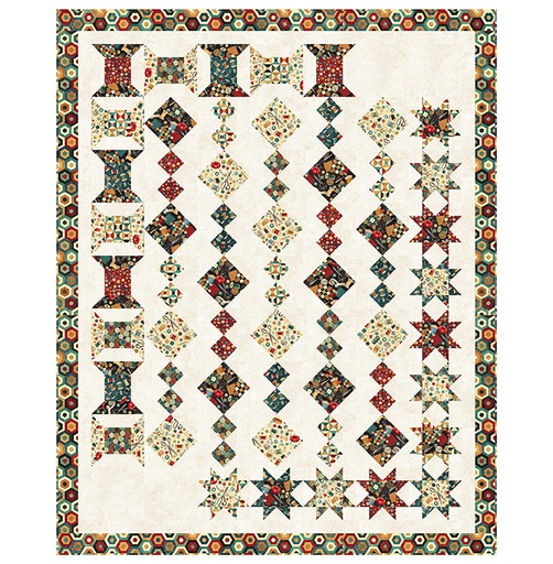 [NOR-PTN3533] My Stitchin' Box Quilt Pattern by Ladee Bug Designs