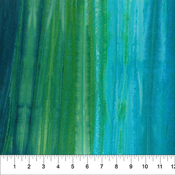 [NOR-83580-63] Hand Dye Teals by Banyan Batiks from Northcott