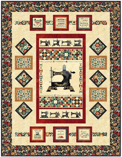 [PP-TreasThing] Treasured Things Quilt Kit by Northcott