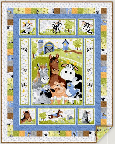 [PP-PastPals] Pasture Pals Quilt Kit by Susybee