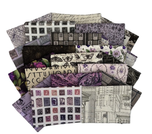 [PP-THPurFQB] Tim Holtz Palette Purple Fat Quarter Bundle