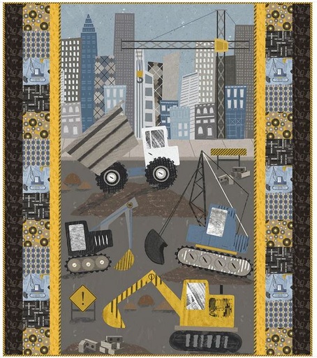 [PP-Bulldozer] Bulldozer Blvd. Quilt Kit by Windham