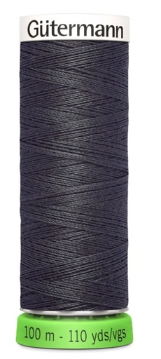 [GUT-RPET-036] Gutermann Recycled Polyester Thread Charcoal 110 Yds