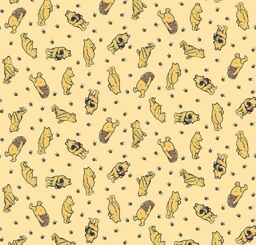 [RB-17002-SUN] Winnie The Pooh Toss Sunshine by Echo Park Paper Co. for Riley Blake Designs