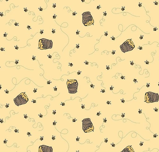 [RB-17004-SUN] Winnie The Pooh Bees Sunshine by Echo Park Paper Co. for Riley Blake Designs