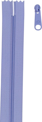 [BAN-ZIPYD-002] Four Yards of 16mm #4.5 Zipper Chain with Extra-Large Coordinated Lilac Zipper Pulls