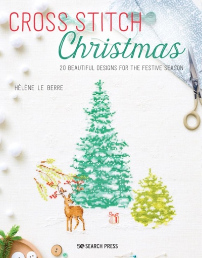 [SP-1812-8] Cross Stitch Christmas Cross Stitch Pattern Book by Helene Le Berre