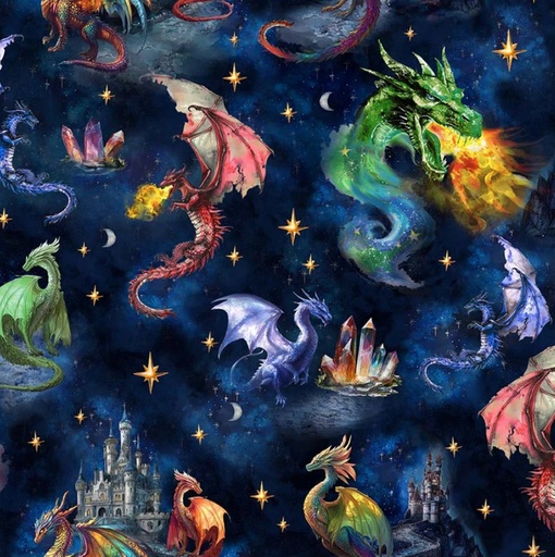 [WF-54806D-1] Dragon Kingdom Mythical Adventure Midnight from Windham