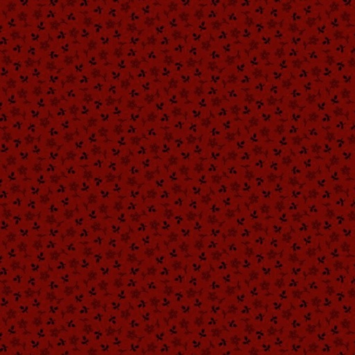 [MB-R171491D-Red] Cotton Thimble Miniatures Posies Red from Marcus Fabrics