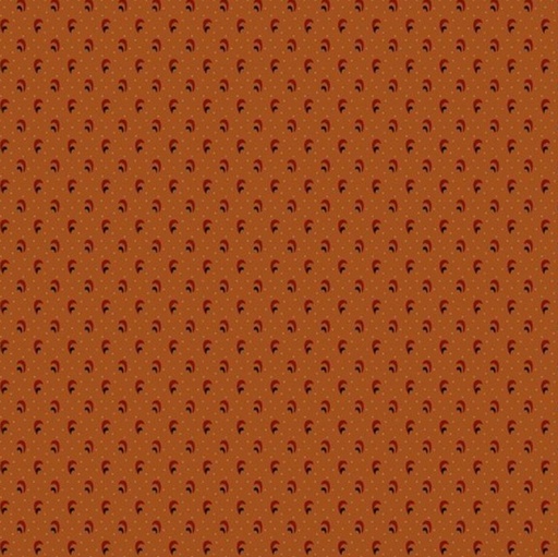 [MB-R171495D-ORN] Cotton Thimble Miniatures Swoosh Orange from Marcus Fabrics