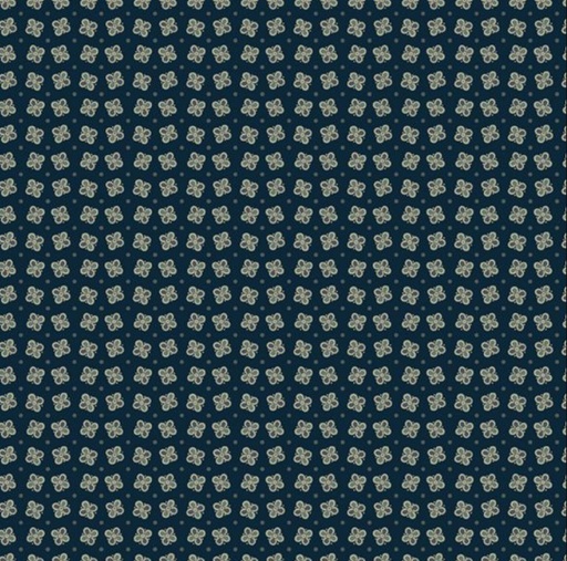 [MB-R171500D-NVY] Cotton Thimble Miniatures Here and There Navy from Marcus Fabrics
