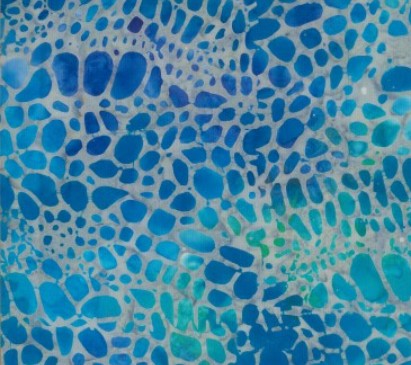 [Blan-1603] Ocean Mandala Batiks Ocean Turtle from Blank Quilting