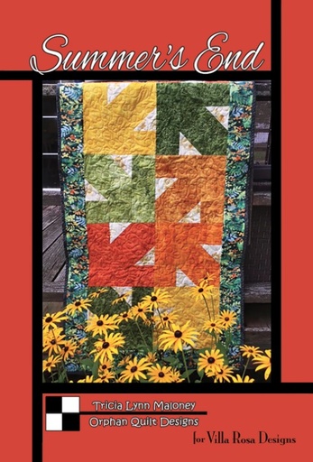 [VRD-OQ-100] Summer's End Table Runner Pattern by Tricia Lynn Maloney for Villa Rosa Designs