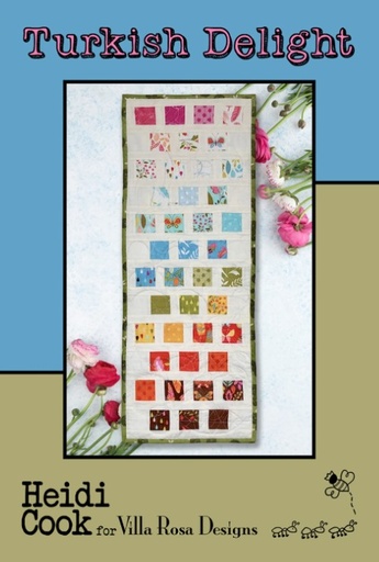 [VRD-MC-046] Turkish Delight Table Runner Pattern by Heidi Cook for Villa Rosa Designs