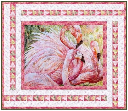 [PP-FlamFling] Flamingo Fling Quilt Kit by Studio e