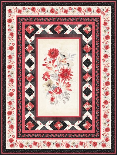 [PP-ScarletDre] Scarlet Dreams Quilt Kit by Wilmington