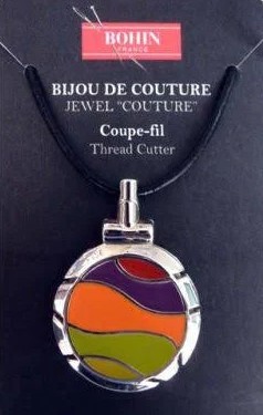 Bohin Courture Thread Cutter Necklace Jewel