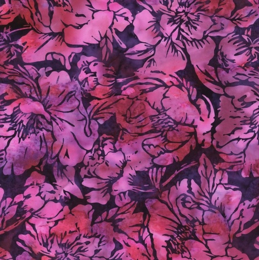[HOF-x2620-n45] Amethyst Batik New Grape from Hoffman Fabrics