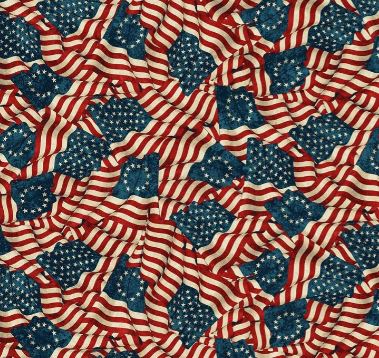 [PP-LandLibB] Land of Liberty Quilt Backing Kit