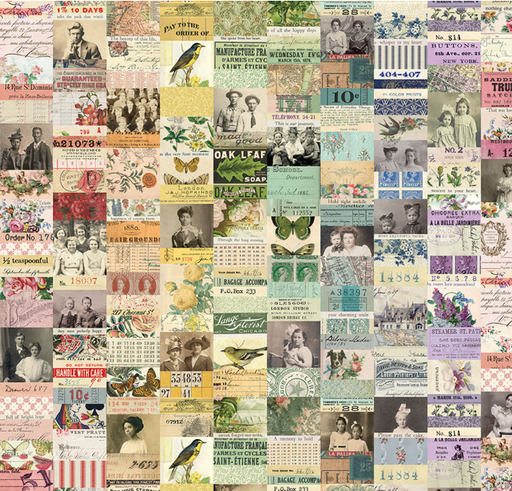 [FS-PWTH320-MULTI] Palette Multi Collage by Tim Holtz for Free Spirit