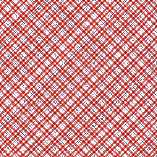 [LUM-018-306] Patchwork Picnic Diagonal Plaid Red from Lumin Fabrics