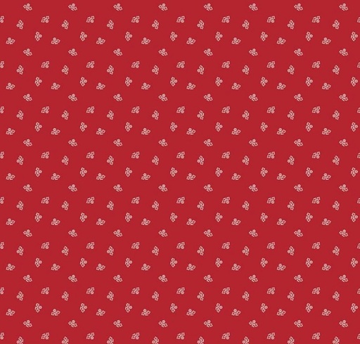 [RB-9691-BRNRD] Prim Blossom Barn Red by Lori Holt for Riley Blake Designs