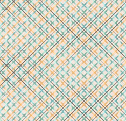 [RB-9709-BLUE] Prim Plaid Blue Wide Back by Lori Holt for Riley Blake Designs
