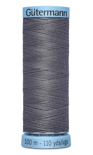 [GUT-S303-701] Gutermann Silk Thread Dark Grey 109 Yards
