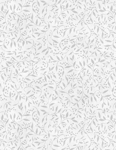[WP-39904-991] Country Blue Tonal Leaves Gray from Wilmington Prints
