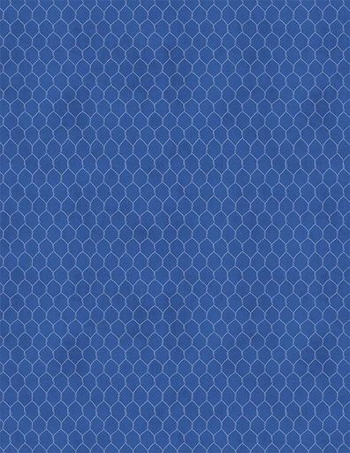 [WP-39905-444] Country Blue Chicken Wire Dark Blue from Wilmington Prints