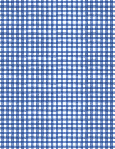 [WP-39907-144] Country Blue Gingham Dark Blue on White from Wilmington Prints