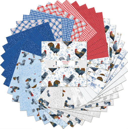 [WP-881-518] Country Blue 10 Karat Gems from Wilmington Prints