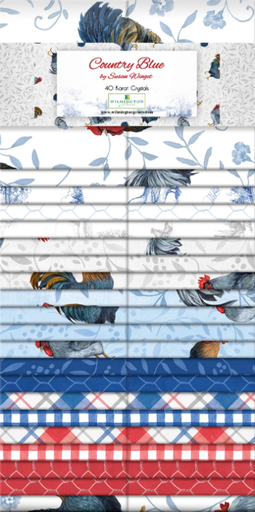 [WP-881-840] Country Blue 40 Karat Gems from Wilmington Prints