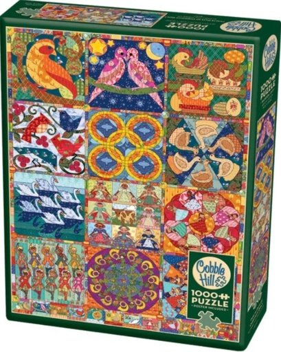 [CH-40049] Twelve Days of Christmas - 1000 Piece Puzzle from Cobble Hill
