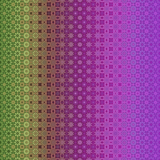 [HOF-5623-91] Bubblelicious Large Kaleidoscope Stripes Amethyst from Hoffman Fabrics