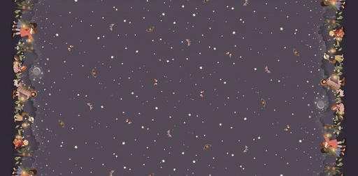 [MM-12370-GRAPH] Nocturnal Garden Border Graphite from Michael Miller Fabrics