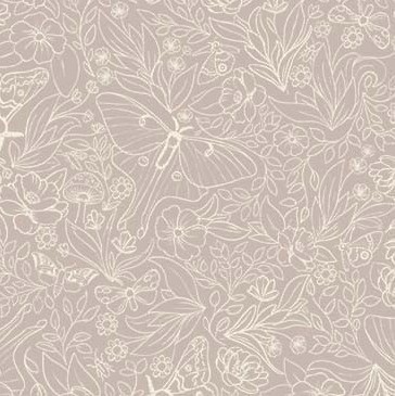 [MM-12366-BLUS] Nocturnal Garden Floral Flight Blush from Michael Miller Fabrics