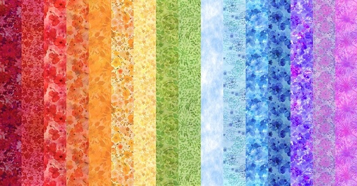 [ITB-BDN-SROW] Blooming Day & Night Strip Rolls by Jason Yenter for In The Beginning Fabrics