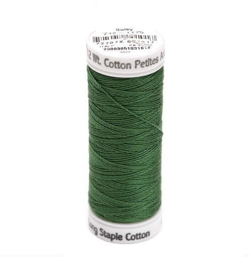 [SULK-712-1175] Sulky Petites Cotton Thread Dark Avocado #712-1175