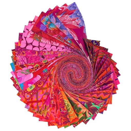 [FR-FB4DRGP.RUBY] Classics Plus 2.5" Design Roll Ruby by Kaffe Fassett Collective for FreeSpirit Fabrics