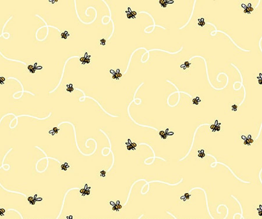 [STE-8719-44] Classic Winnie Bees Yellow from Studio E