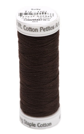 [SULK-712-1131] Sulky Cotton Petites Thread Cloister Brown 2-ply 12wt 50yds