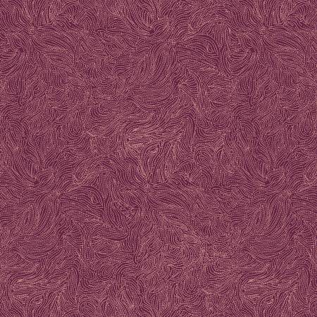 [PB-05951-D] A Garden of Stitches Tonal Stitches Burgundy from P&B Textiles