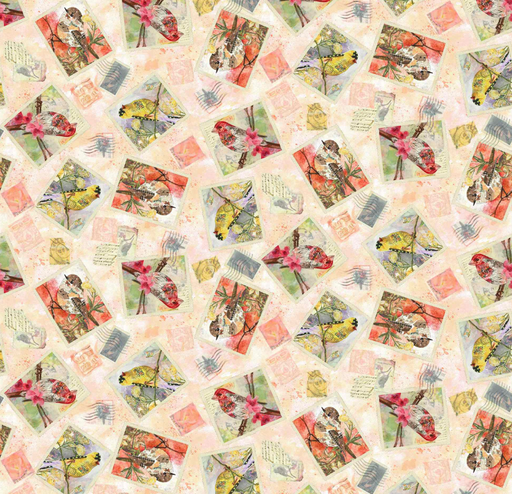 [STE-8498-38] Air Mail Postcard Toss Peach from Studio E