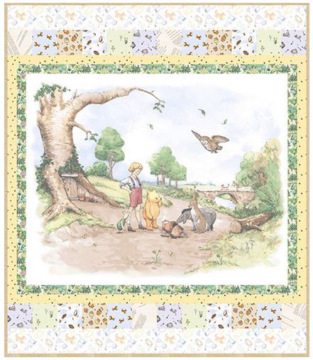 [PP-PoohFrie] Pooh & Friends Quilt Kit from Studio E