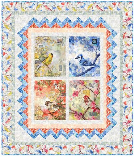 [PP-ForevStmp] Forever Stamp Quilt by Studio E