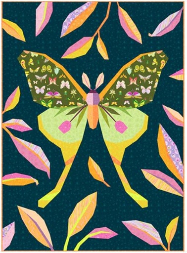 [PP-Luna] Luna Moth Quilt Kit from Windham